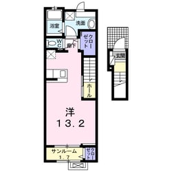 ラシック　米津の物件間取画像